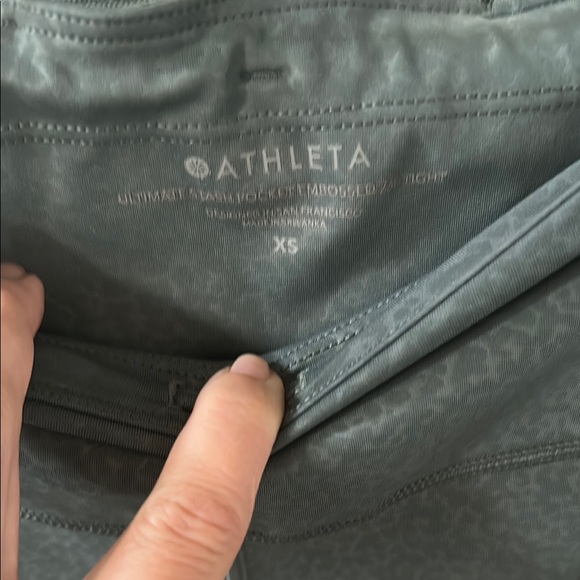 Athleta Gray Leggings High-Waisted Performance - Picture 2 of 6
